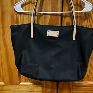 Kate Spade Black Nylon Tote Bag